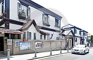 BenÃ¢â¬â¢s House, built in 1902, the oldest western-style building in Kitano district, Kobe, Japan